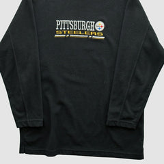 Pittsburgh Steelers NFL 2000s Pullover Sweatshirt - Black Vintage - Fanatics