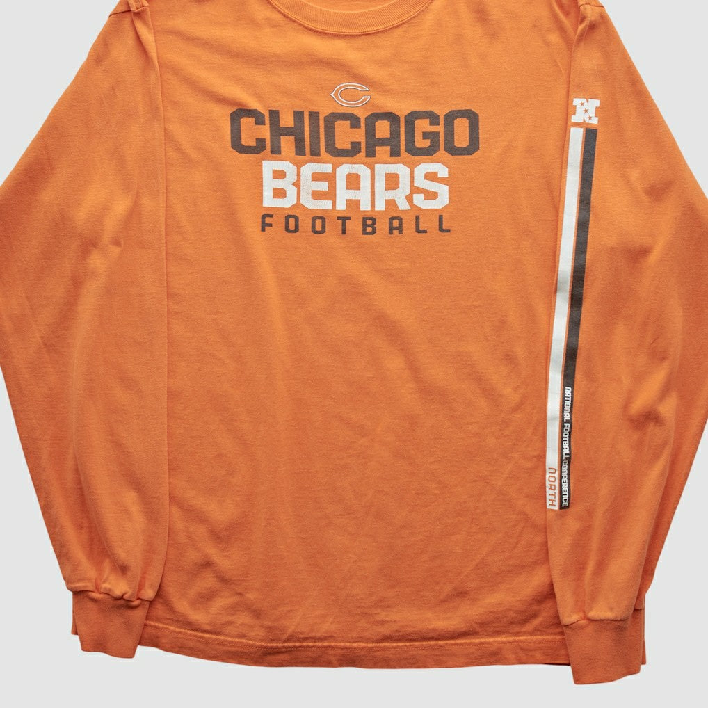 Chicago Bears Reebok 2000s Long Sleeve T-shirt - Orange Vintage - Fanatics