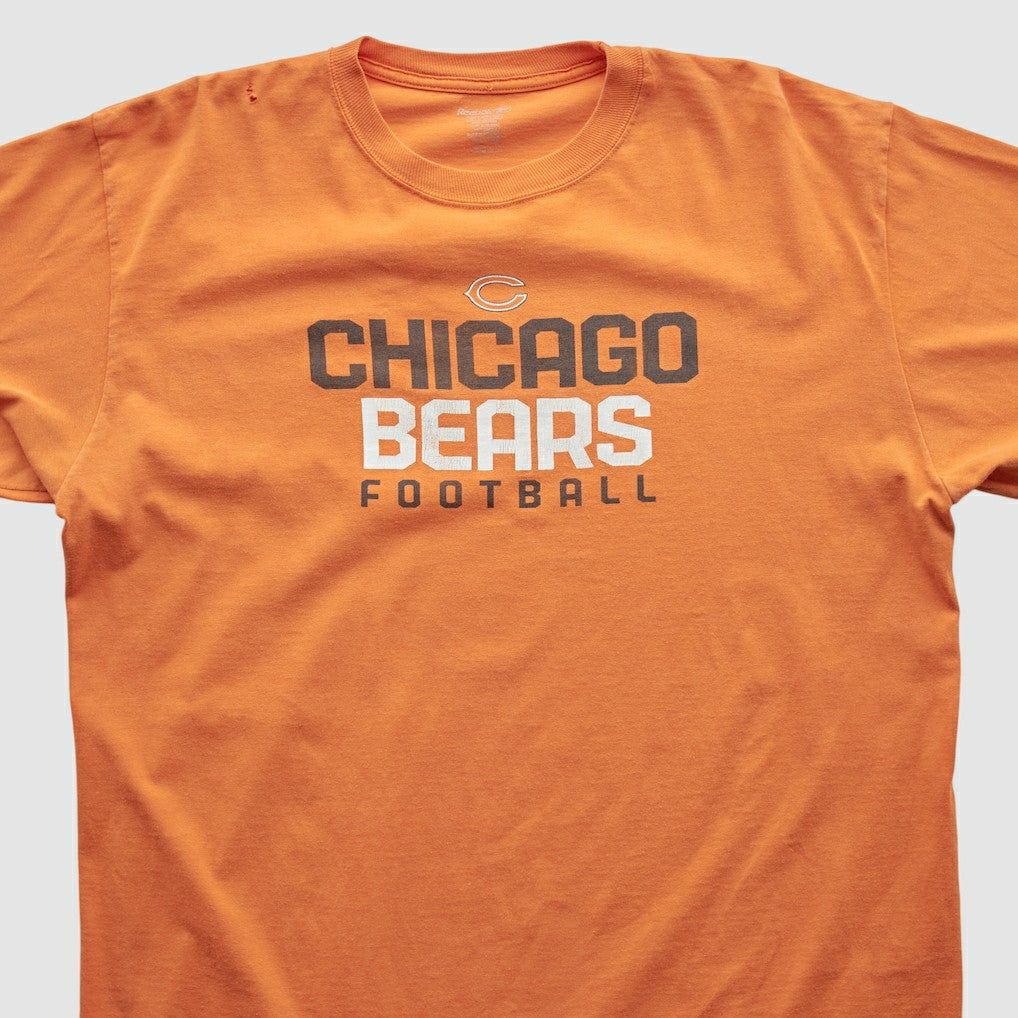 Chicago Bears Reebok 2000s Long Sleeve T-shirt - Orange Vintage - Fanatics