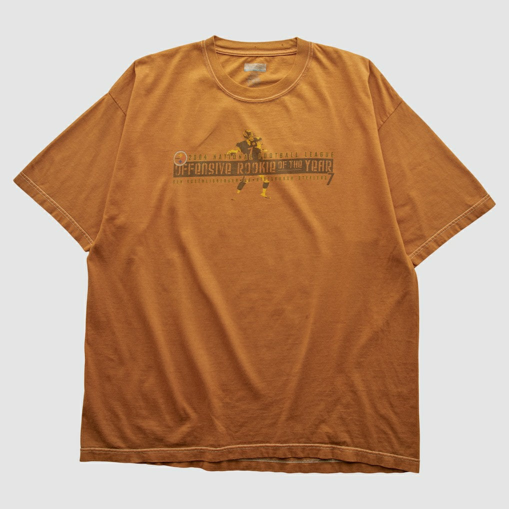 Pittsburgh Steelers Reebok 2004 T-shirt - Orange Vintage - Fanatics