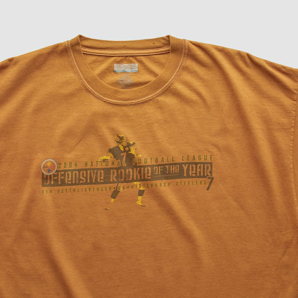 Pittsburgh Steelers Reebok 2004 T-shirt - Orange Vintage - Fanatics