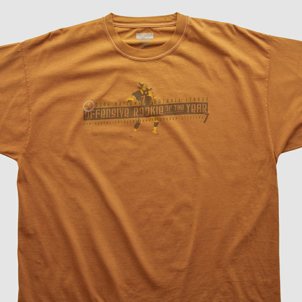 Pittsburgh Steelers Reebok 2004 T-shirt - Orange Vintage - Fanatics