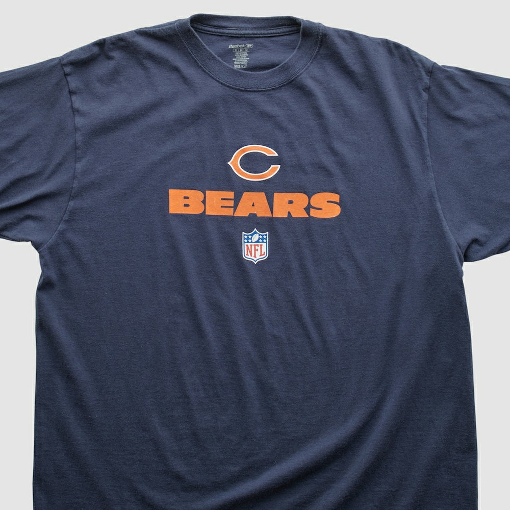 Chicago Bears Reebok 2000s T-shirt - Navy Vintage - Fanatics