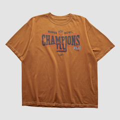 New York Giants Reebok 2008 T-shirt - Orange Vintage - Fanatics
