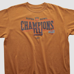 New York Giants Reebok 2008 T-shirt - Orange Vintage - Fanatics