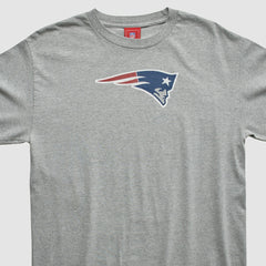 New England Patriots NFL 2000s Long Sleeve T-shirt - Heather Gray Vintage - Fanatics