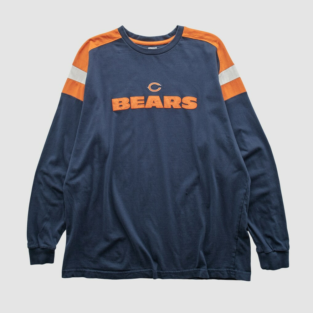 Chicago Bears NFL 2000s Long Sleeve T-shirt - Navy Vintage - Fanatics