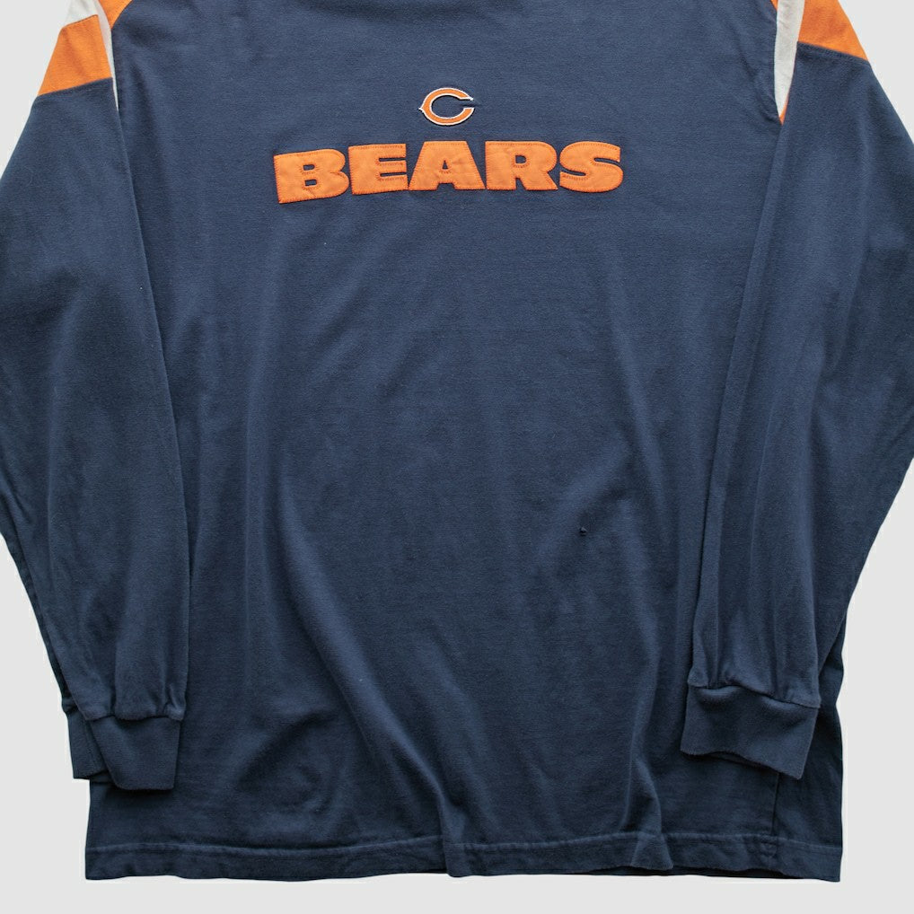 Chicago Bears NFL 2000s Long Sleeve T-shirt - Navy Vintage - Fanatics