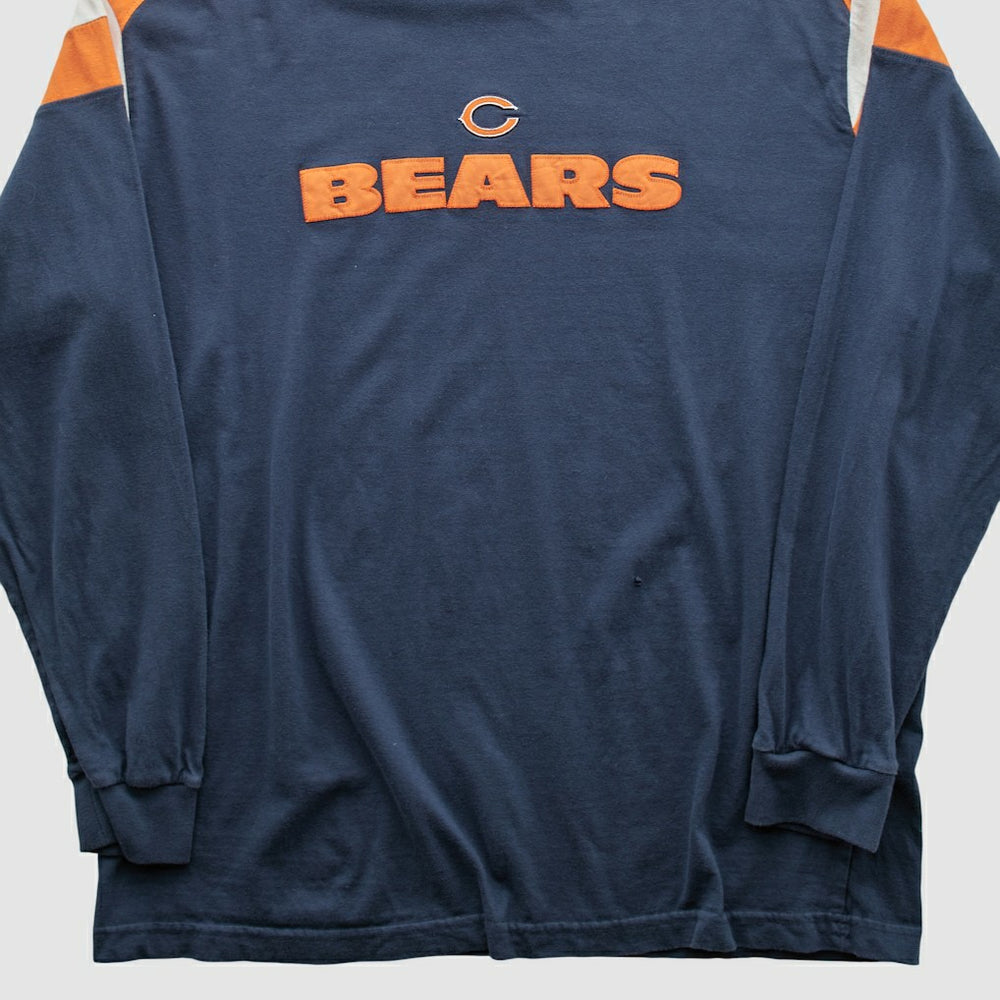 Chicago Bears NFL 2000s Long Sleeve T-shirt - Navy Vintage - Fanatics
