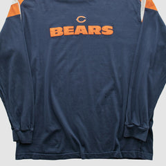 Chicago Bears NFL 2000s Long Sleeve T-shirt - Navy Vintage - Fanatics