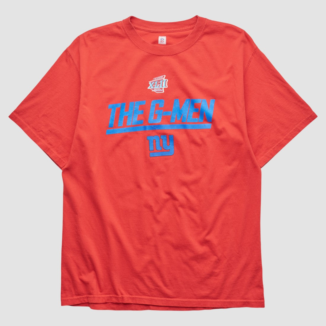 New York Giants NFL 2008 T-shirt - Red Vintage - Fanatics