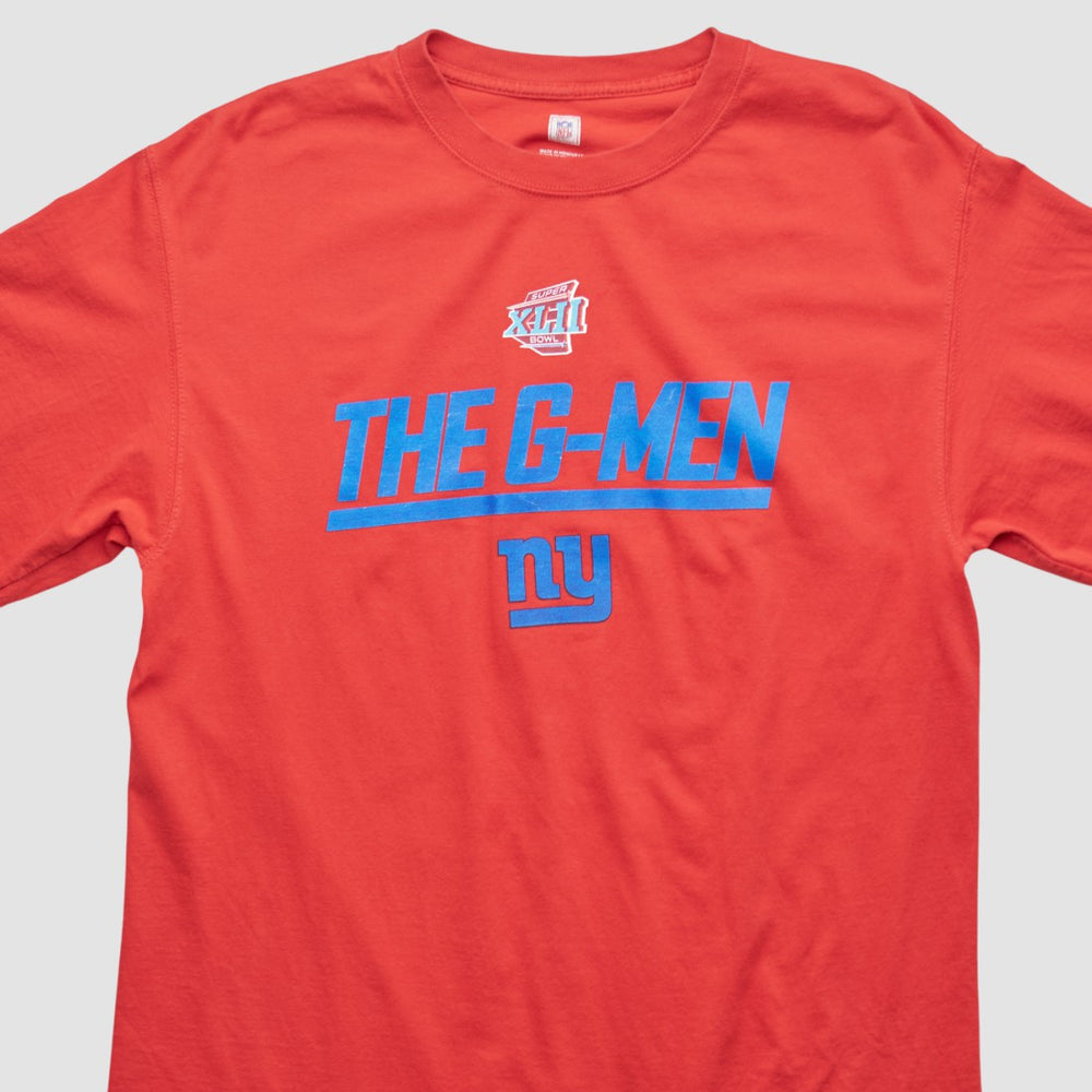 New York Giants NFL 2008 T-shirt - Red Vintage - Fanatics