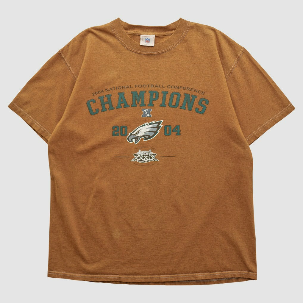 Philadelphia Eagles NFL 2004 T-shirt - Brown Vintage - Fanatics