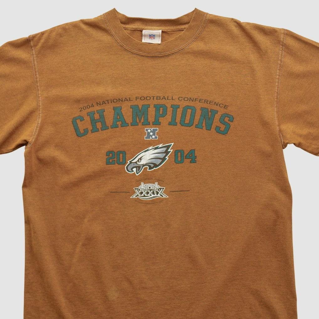 Philadelphia Eagles NFL 2004 T-shirt - Brown Vintage - Fanatics