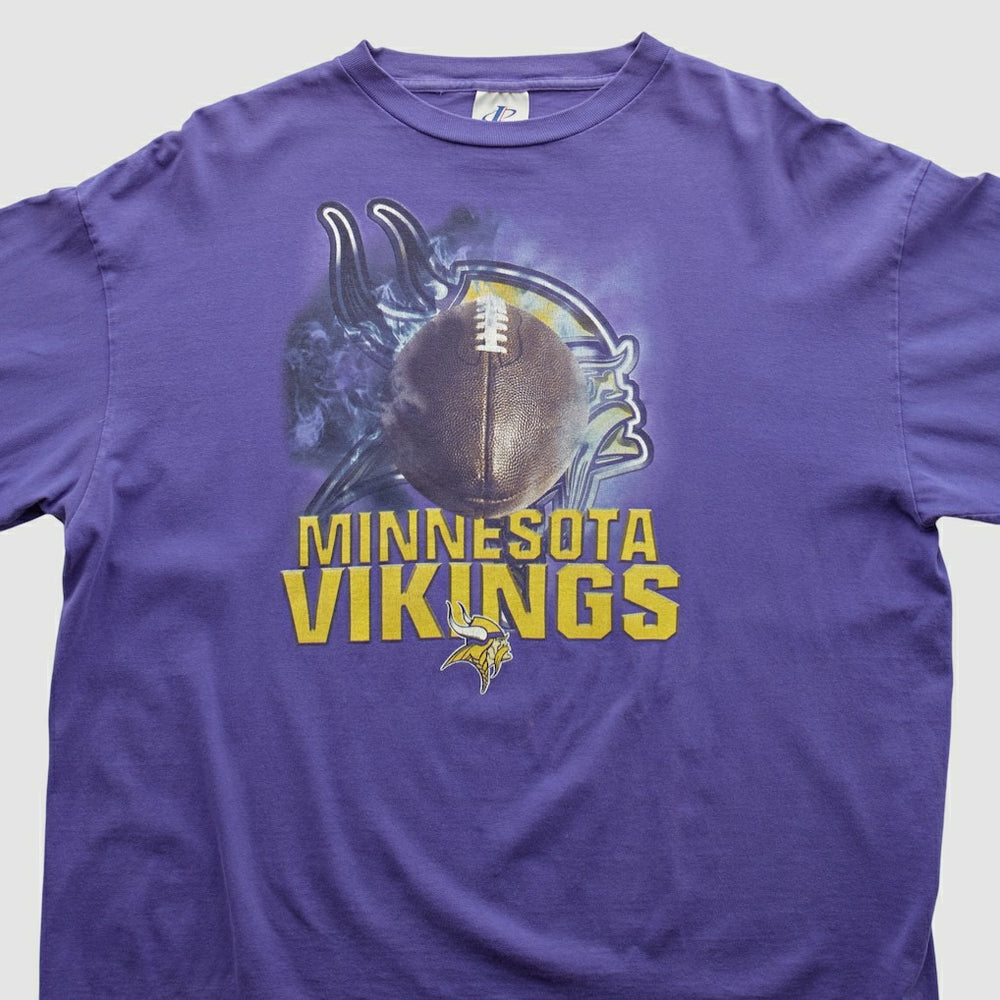 Minnesota Vikings Logo Athletic 90s Long Sleeve T-shirt - Purple Vintage - Fanatics