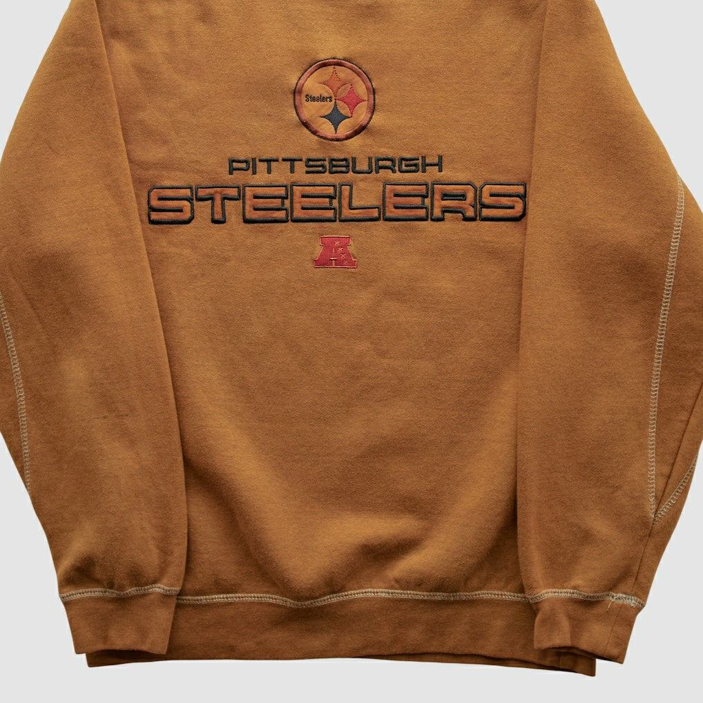 Pittsburgh Steelers Team Edition Apparel 2010s Pullover Sweatshirt - Brown Vintage - Fanatics