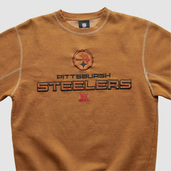 Pittsburgh Steelers Team Edition Apparel 2010s Pullover Sweatshirt - Brown Vintage - Fanatics