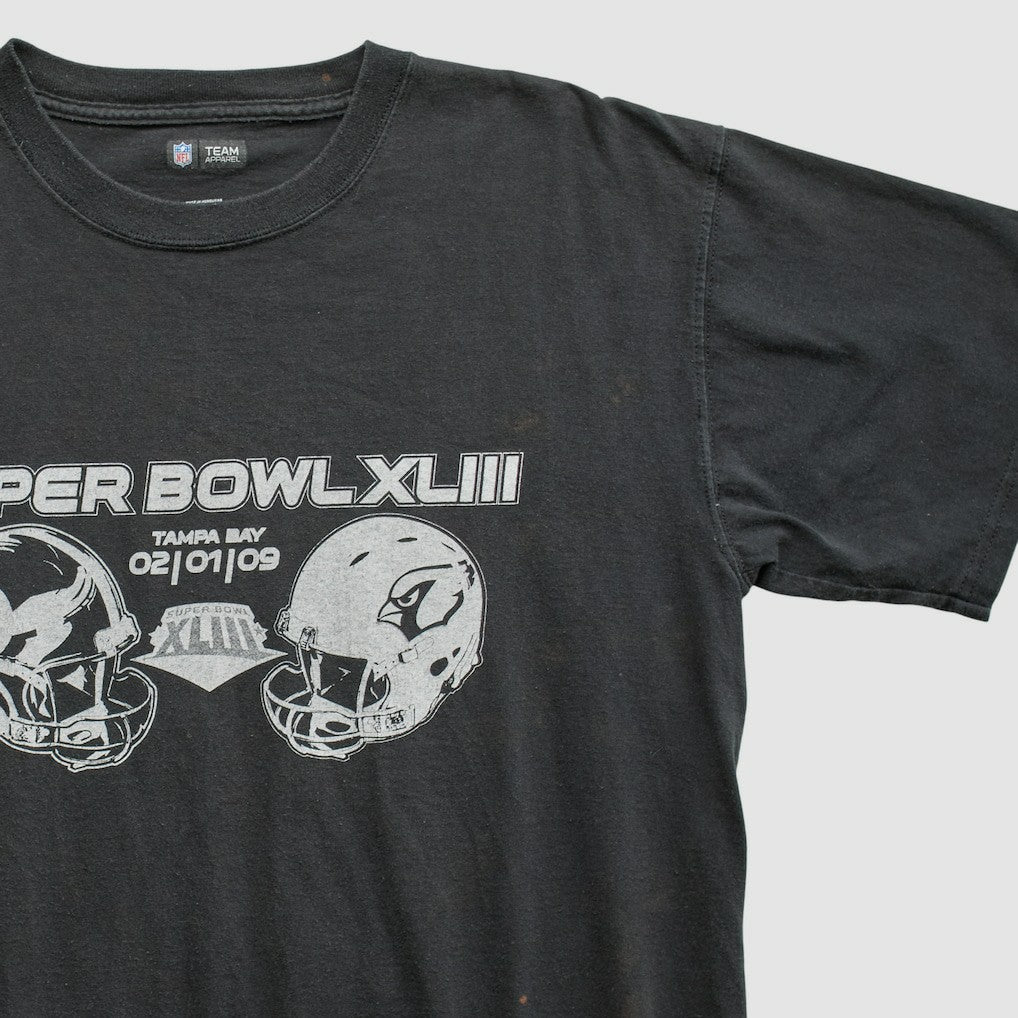 Superbowl XLIII NFL 2009 T-shirt - Black Vintage - Fanatics