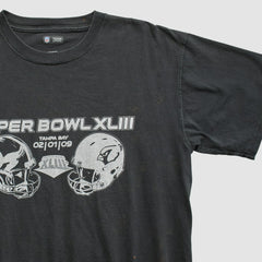 Superbowl XLIII NFL 2009 T-shirt - Black Vintage - Fanatics