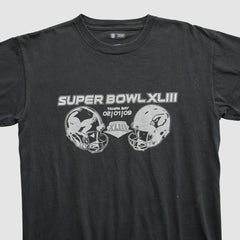 Superbowl XLIII NFL 2009 T-shirt - Black Vintage - Fanatics