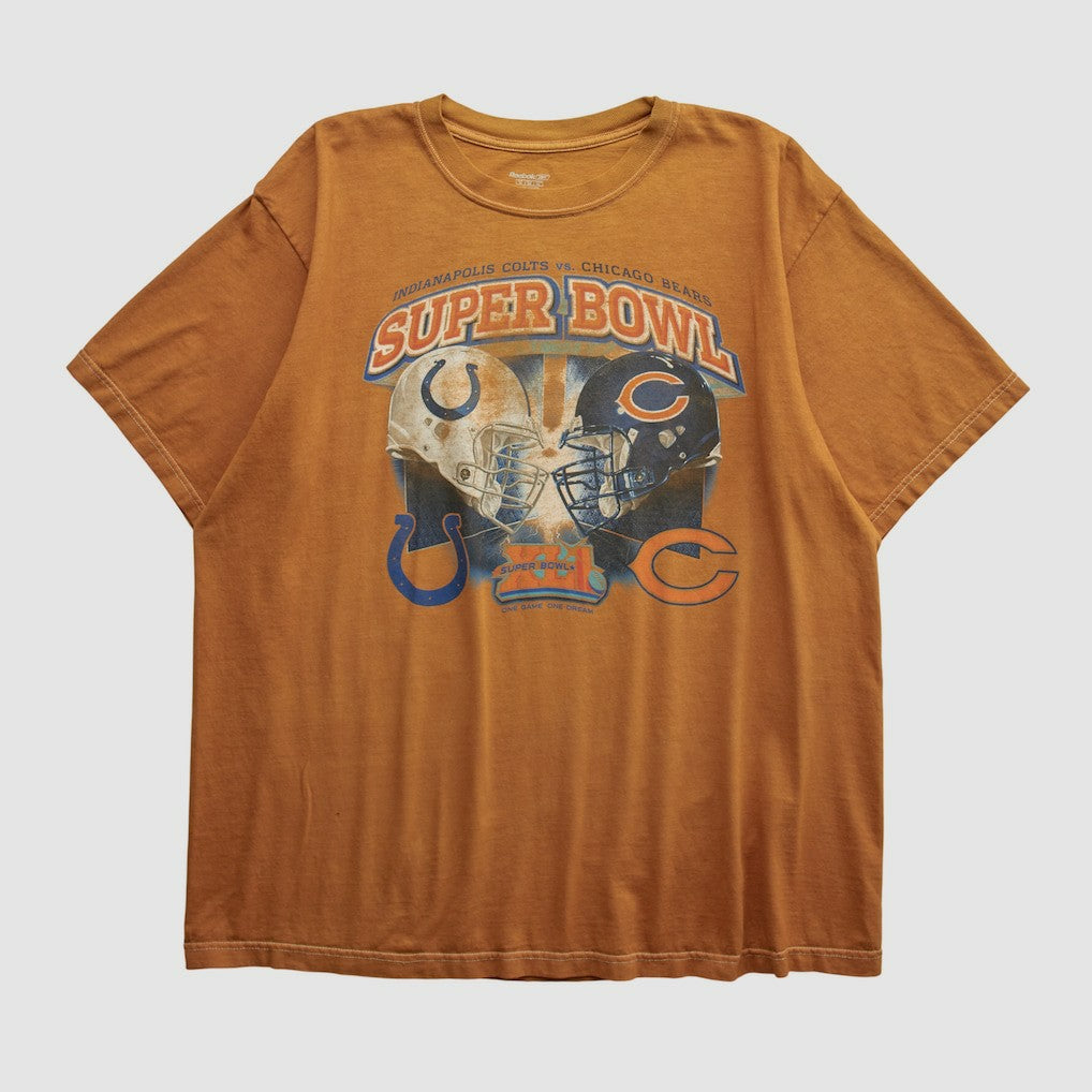 Superbowl XLI Reebok 2007 T-shirt - Orange Vintage - Fanatics