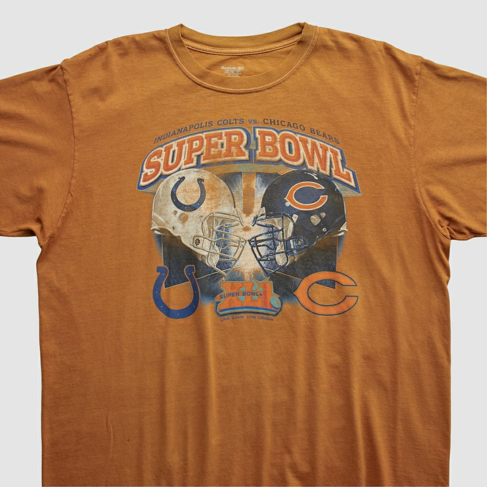 Superbowl XLI Reebok 2007 T-shirt - Orange Vintage - Fanatics