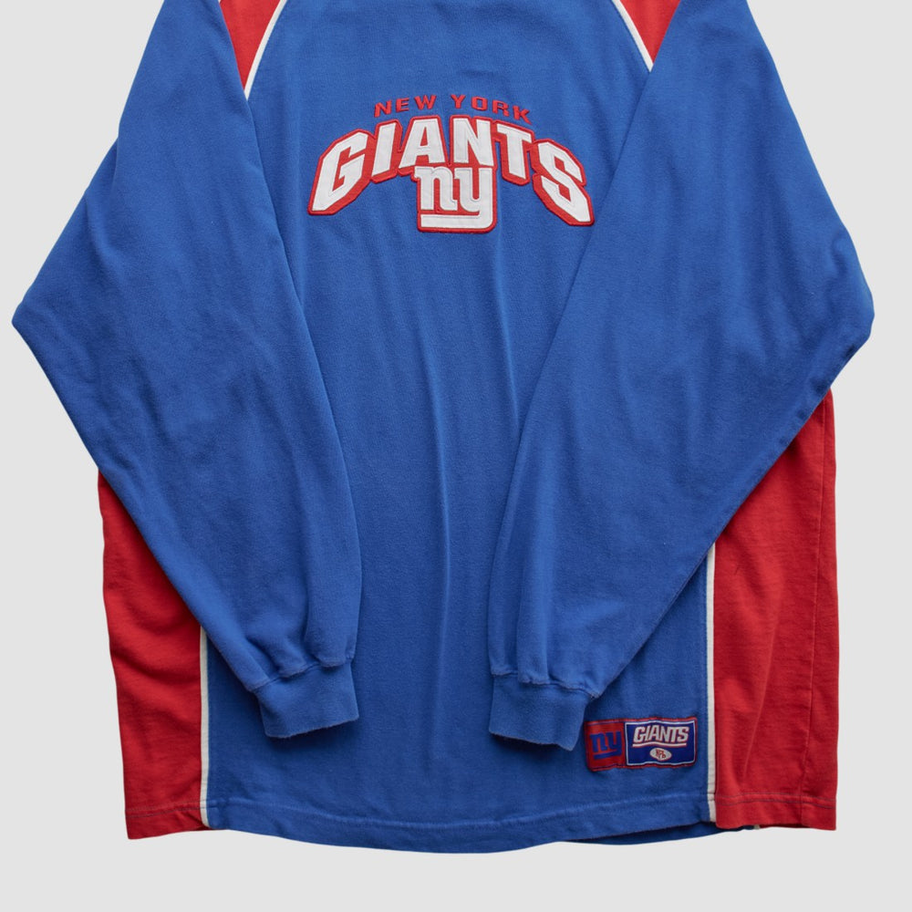 New York Giants NFL 2000s Long Sleeve T-shirt - Blue Vintage - Fanatics
