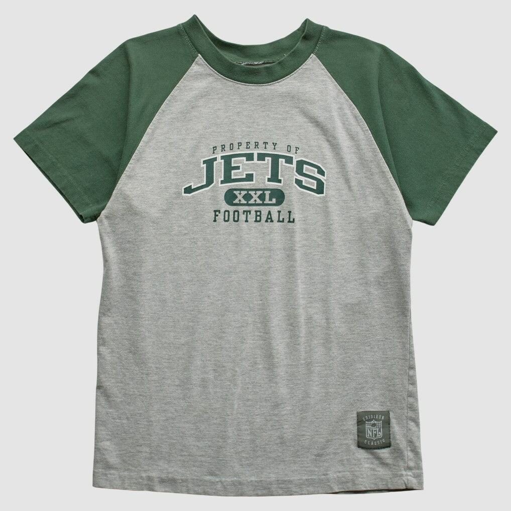 New York Jets NFL 2000s T-shirt - Heather Gray Vintage - Fanatics