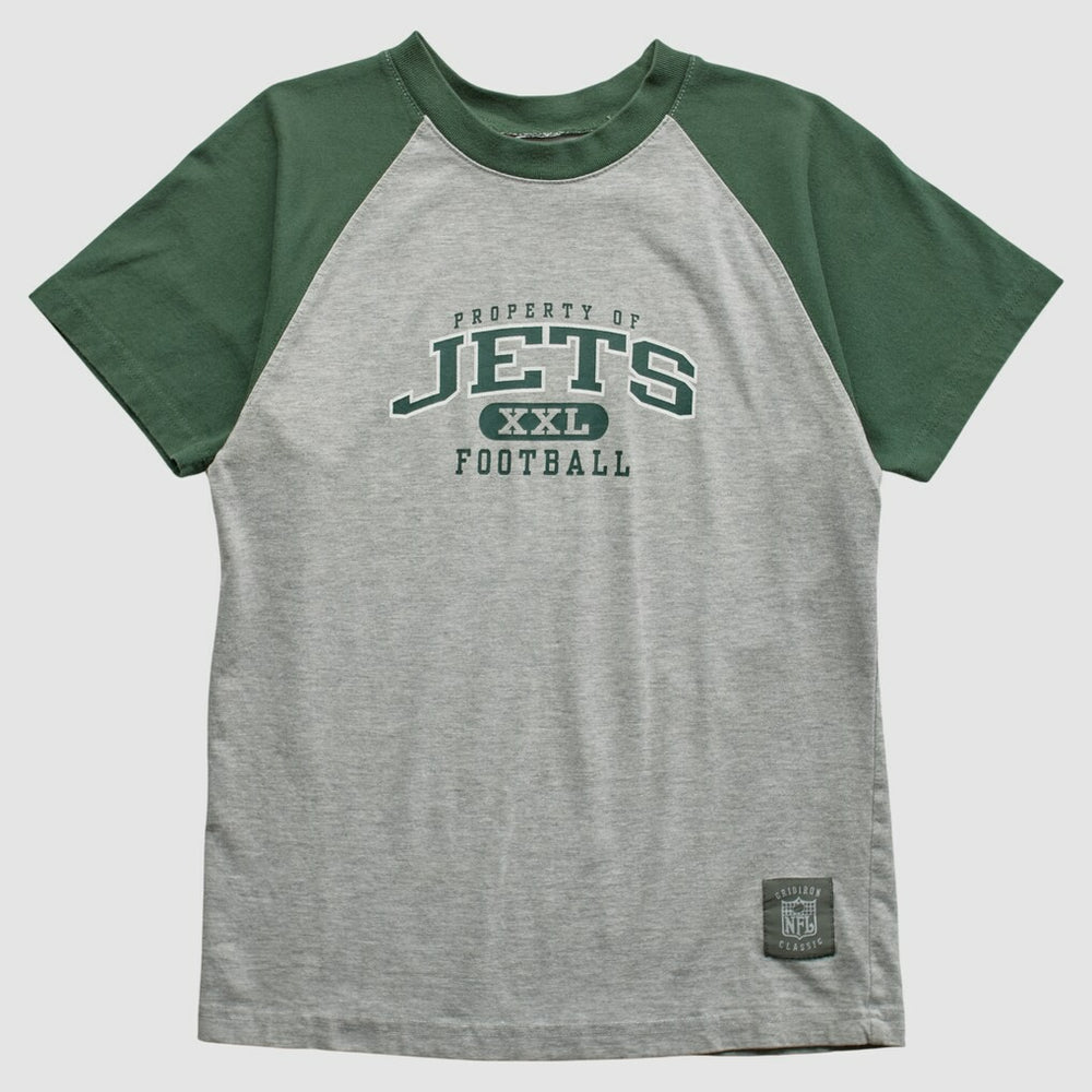 New York Jets NFL 2000s T-shirt - Heather Gray Vintage - Fanatics