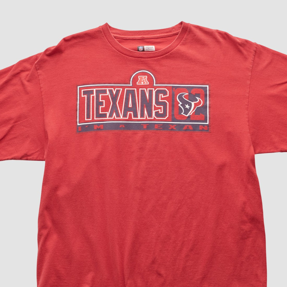 Houston Texans NFL 2000s Long Sleeve T-shirt - Red Vintage - Fanatics