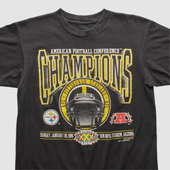 Pittsburgh Steelers 1996 T-shirt - Black Vintage - Fanatics