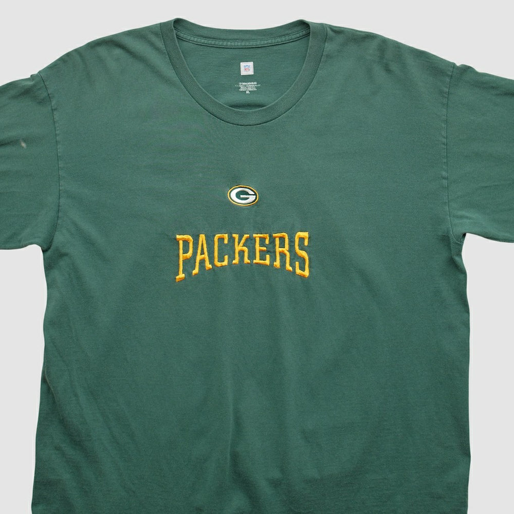 Green Bay Packers NFL 2000s Long Sleeve T-shirt - Green Vintage - Fanatics