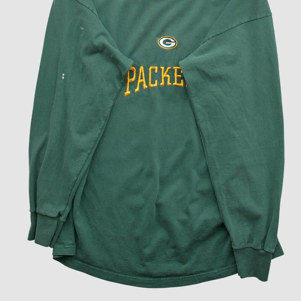 Green Bay Packers NFL 2000s Long Sleeve T-shirt - Green Vintage - Fanatics