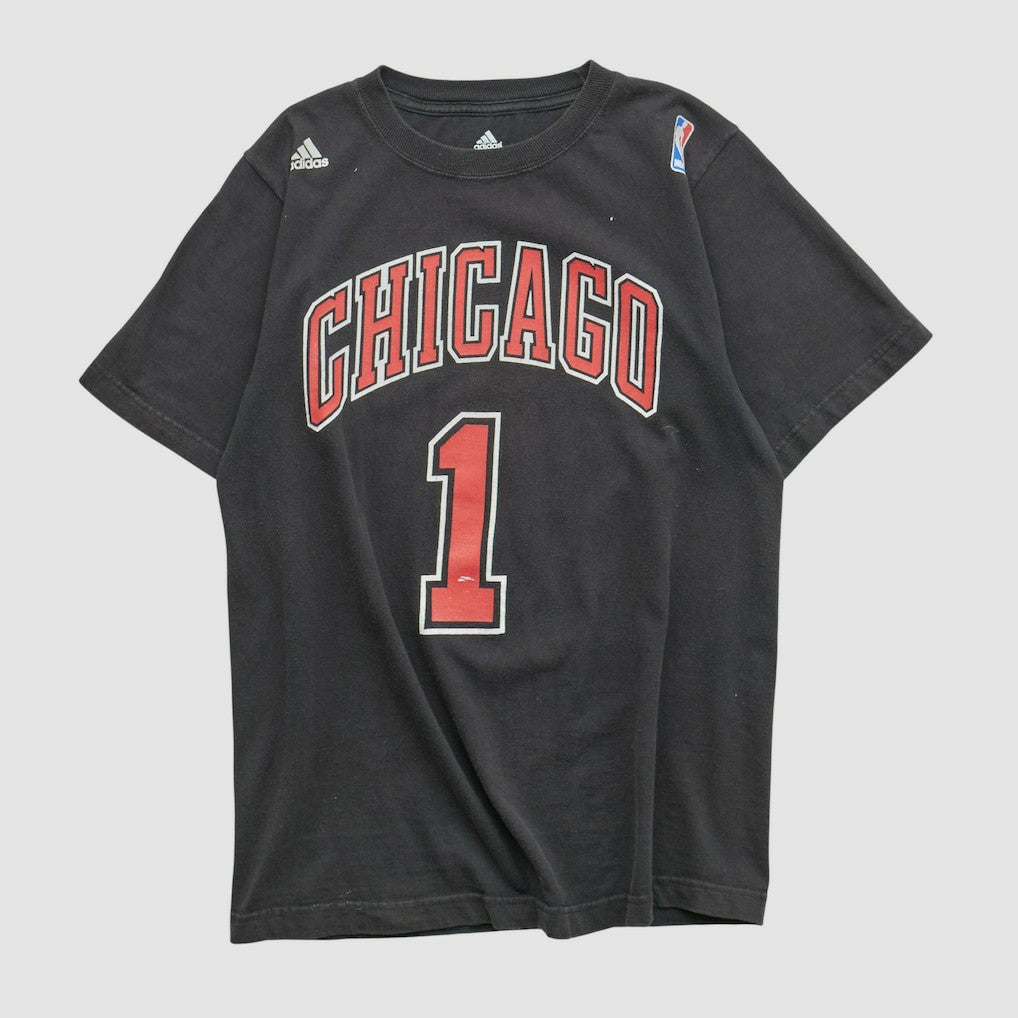 Adidas Chicago Bulls 2010s T-shirt Black Vintage