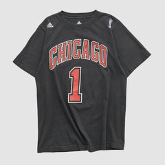 Adidas Chicago Bulls 2010s T-shirt Black Vintage