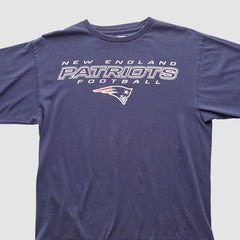 New England Patriots NFL 2000s Long Sleeve T-shirt - Navy Vintage - Fanatics