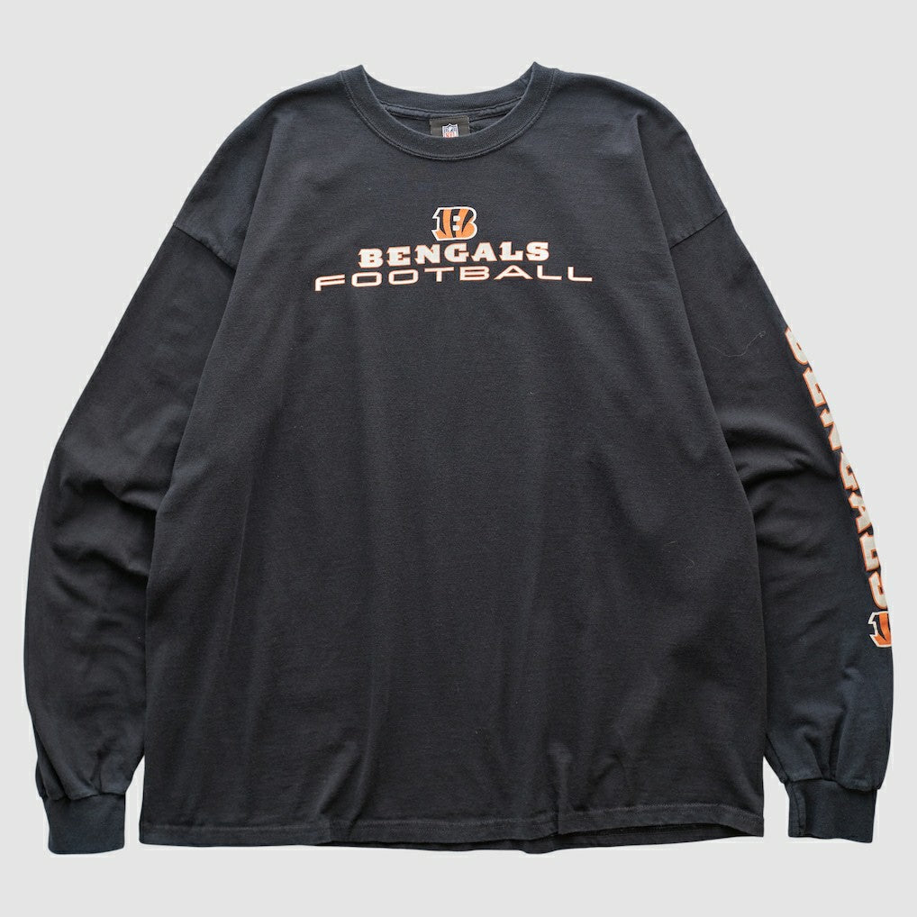 Cincinnati Bengals NFL 2010s Long Sleeve T-shirt - Black Vintage - Fanatics