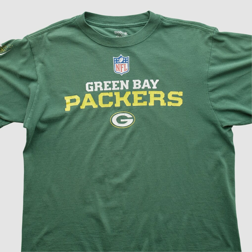 Green Bay Packers Reebok 2000s T-shirt - Green Vintage - Fanatics