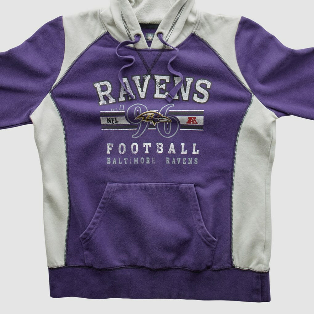 Baltimore Ravens NFL 2010s Hooded Pullover Sweatshirt - Purple Vintage - Fanatics