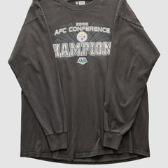 Pittsburgh Steelers NFL 2008 Long Sleeve T-shirt - Black Vintage - Fanatics