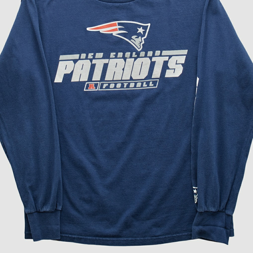 New England Patriots NFL 2010s Long Sleeve T-shirt - Navy Vintage - Fanatics