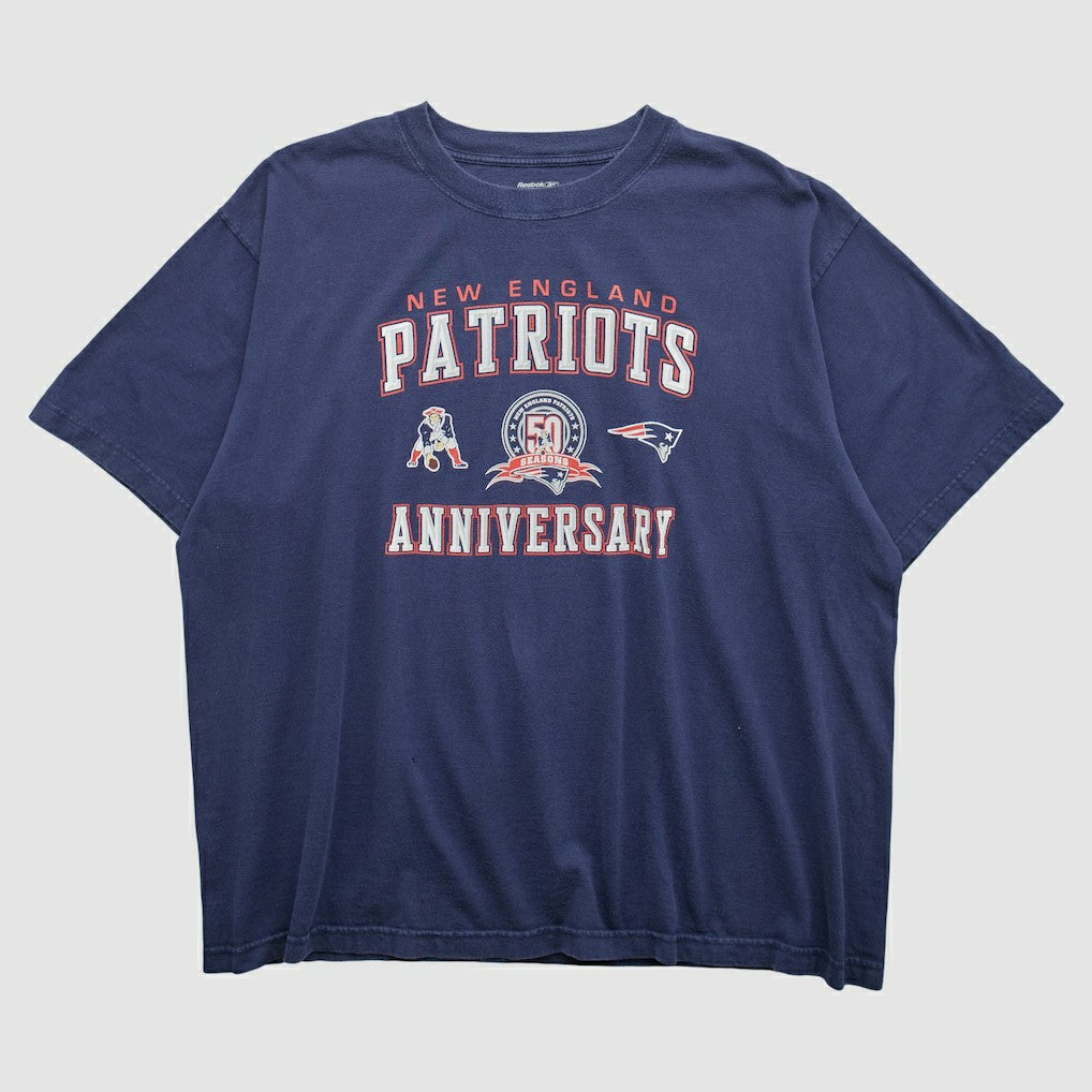 New England Patriots Reebok 2009 T-shirt - Navy Vintage - Fanatics