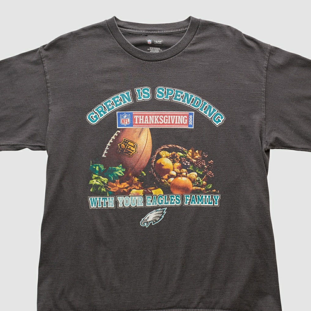 Philadelphia Eagles NFL 2008 Long Sleeve T-shirt - Charcoal Vintage - Fanatics