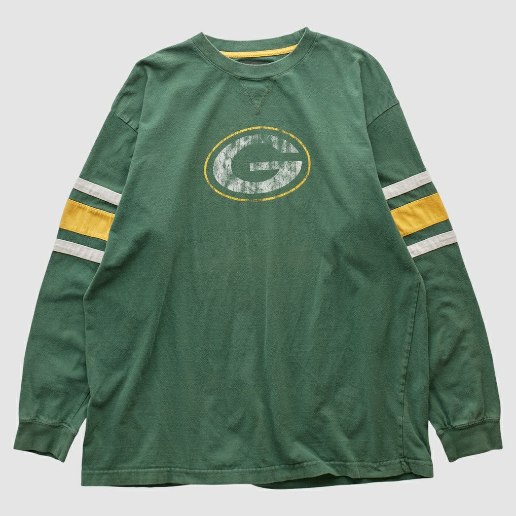Green Bay Packers NFL 2010s Long Sleeve T-shirt - Green Vintage - Fanatics