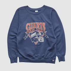 New York Giants Logo Athletic 90s Pullover Sweatshirt - Navy Vintage - Fanatics