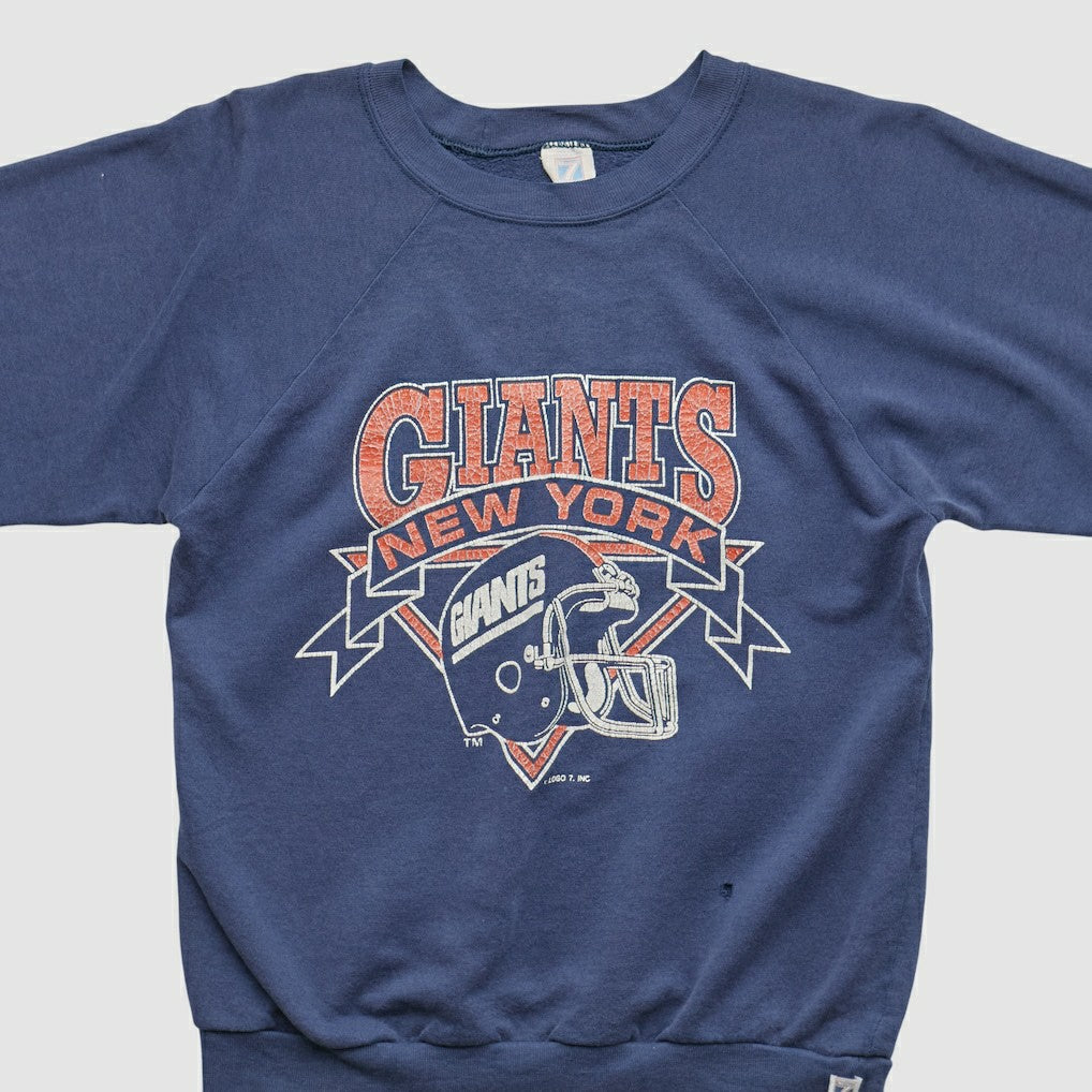 New York Giants Logo Athletic 90s Pullover Sweatshirt - Navy Vintage - Fanatics