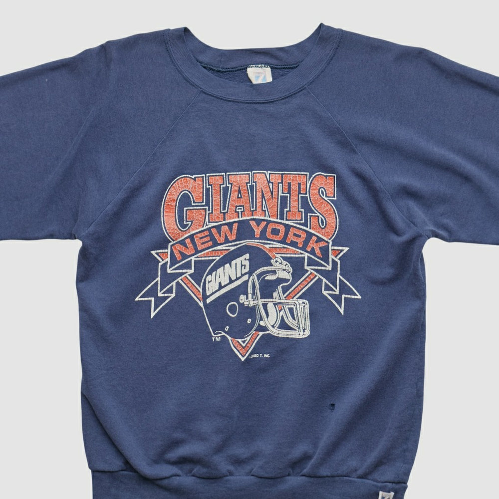 New York Giants Logo Athletic 90s Pullover Sweatshirt - Navy Vintage - Fanatics