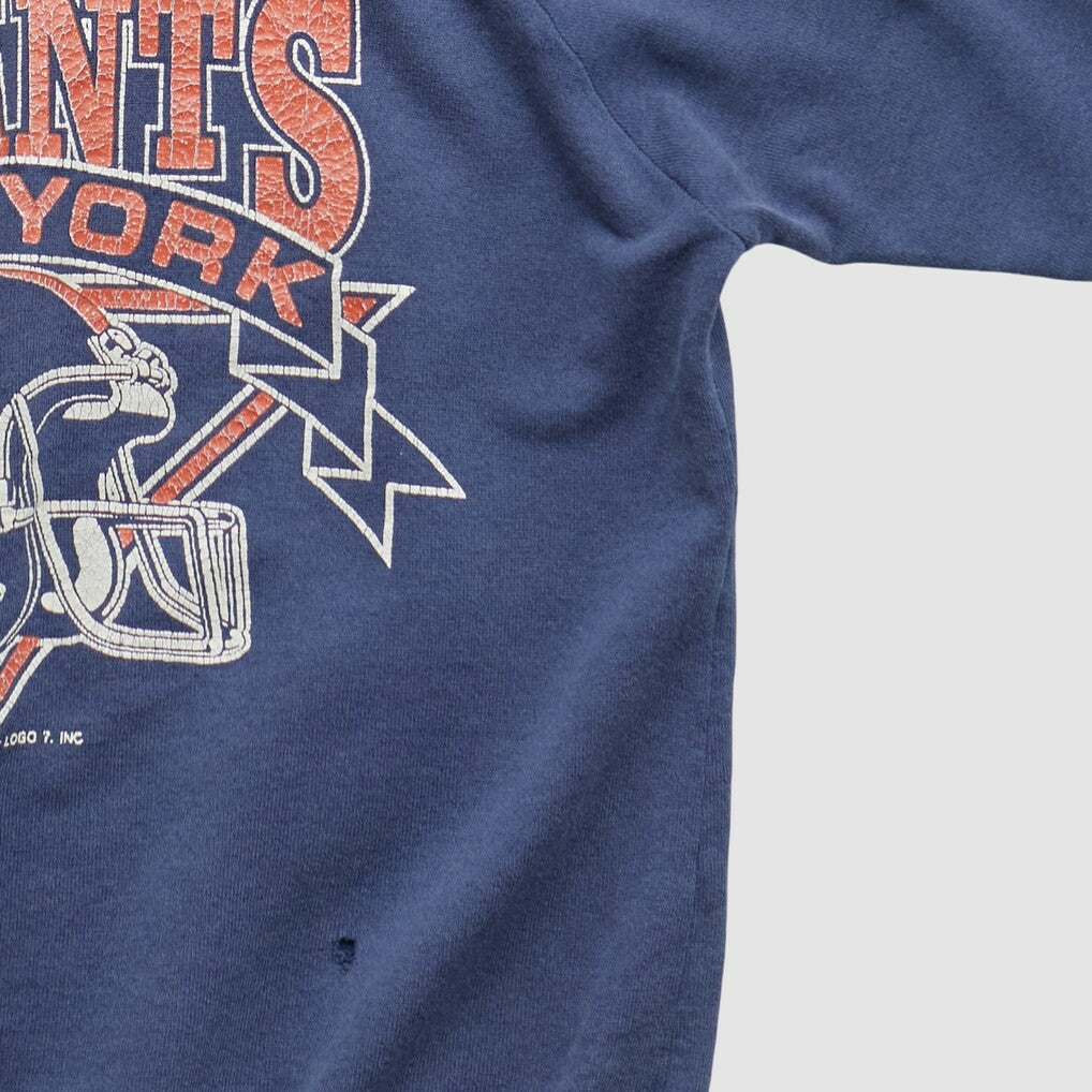 New York Giants Logo Athletic 90s Pullover Sweatshirt - Navy Vintage - Fanatics