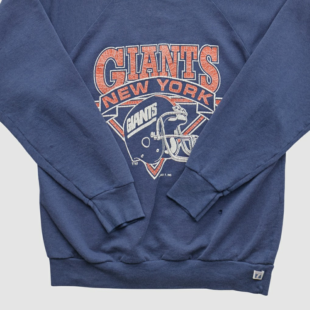 New York Giants Logo Athletic 90s Pullover Sweatshirt - Navy Vintage - Fanatics