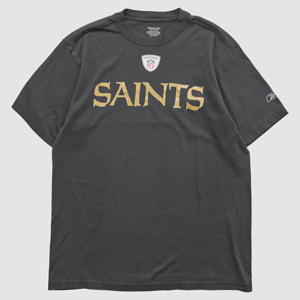 New Orleans Saints Reebok 2000s T-shirt - Charcoal Vintage - Fanatics